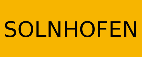 Solnhofen – Namensgeber der Solnhofener Platten
