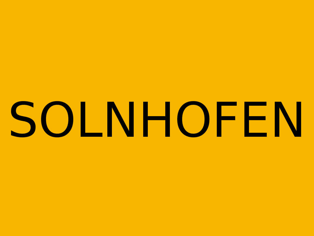 Solnhofen Namensgeber Solnhofener Platten